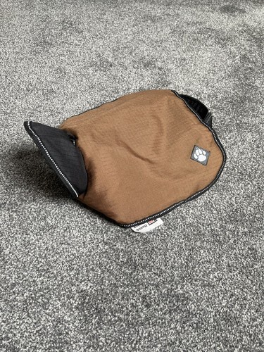 Waxed dog coat brown - wax, with
