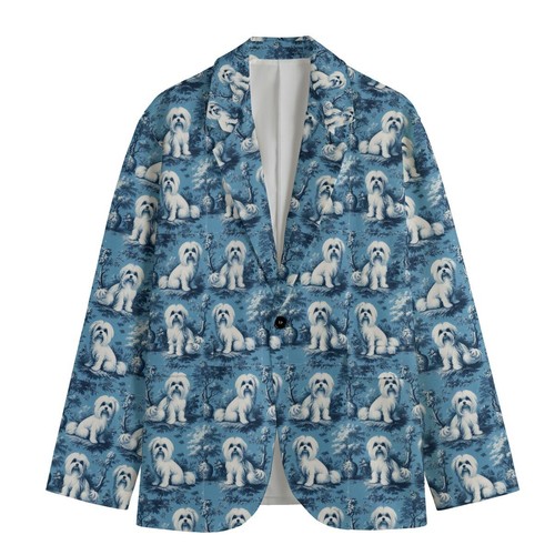 Maltese toile jouy dog - toile,