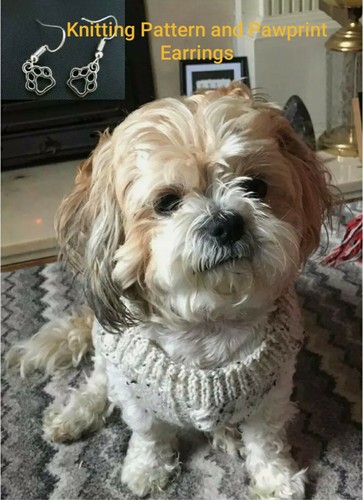 Dog coat knitting - dog,