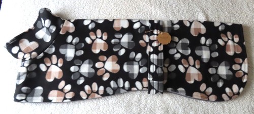 Double fleece dog coat - fleece,