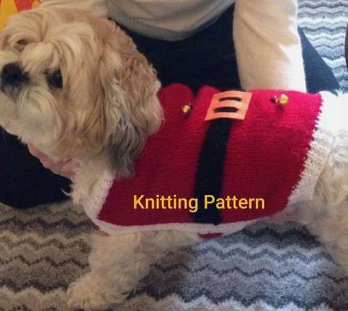 Dog coat knitting pattern - dog,